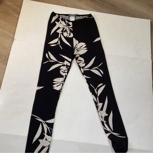 Alembika Floral Black and Cream Women Jeans